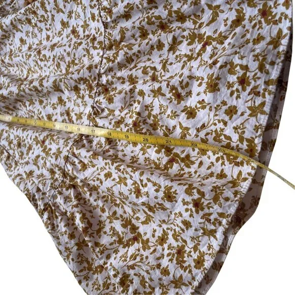 For Good Floral Flutter Sleeve Mini Dress With V-Neckline & Lace-Up Back - Picture 9 of 16